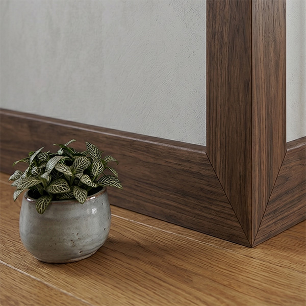 Pircher Coprifilo in Abete Giuntato Rivestito Noce Scuro MM10X70X2250 - PIRCHER OBERLAND - Immagine 2